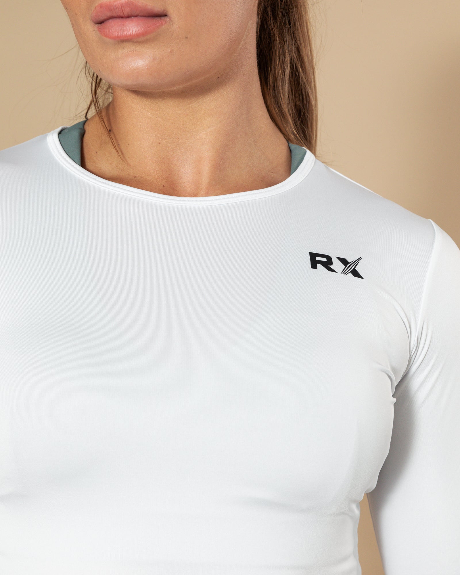 Diane Long Sleeve Top White