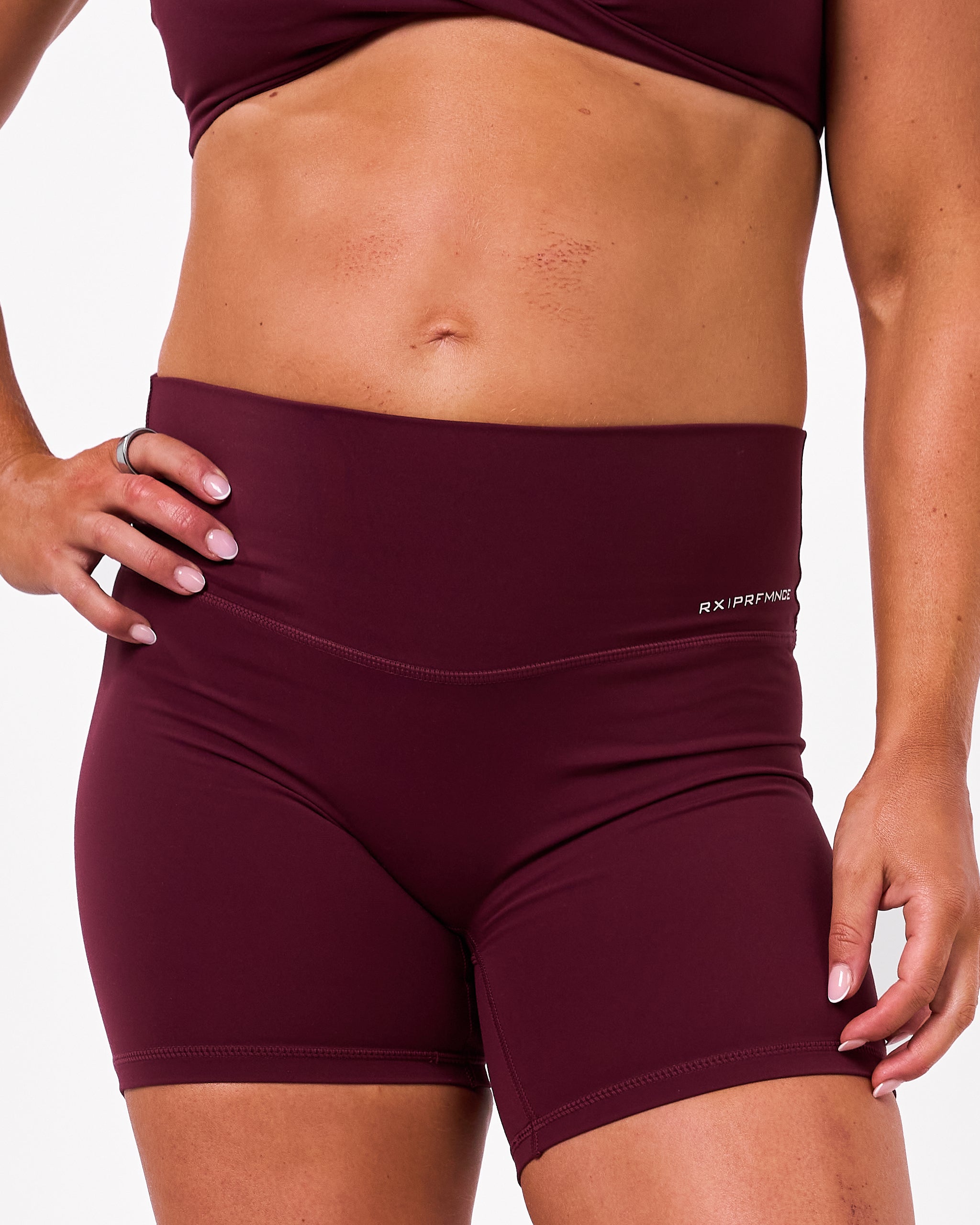 Kelly Shorts Deep Burgundy-2