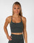 Isabel Crop Top Emerald Green