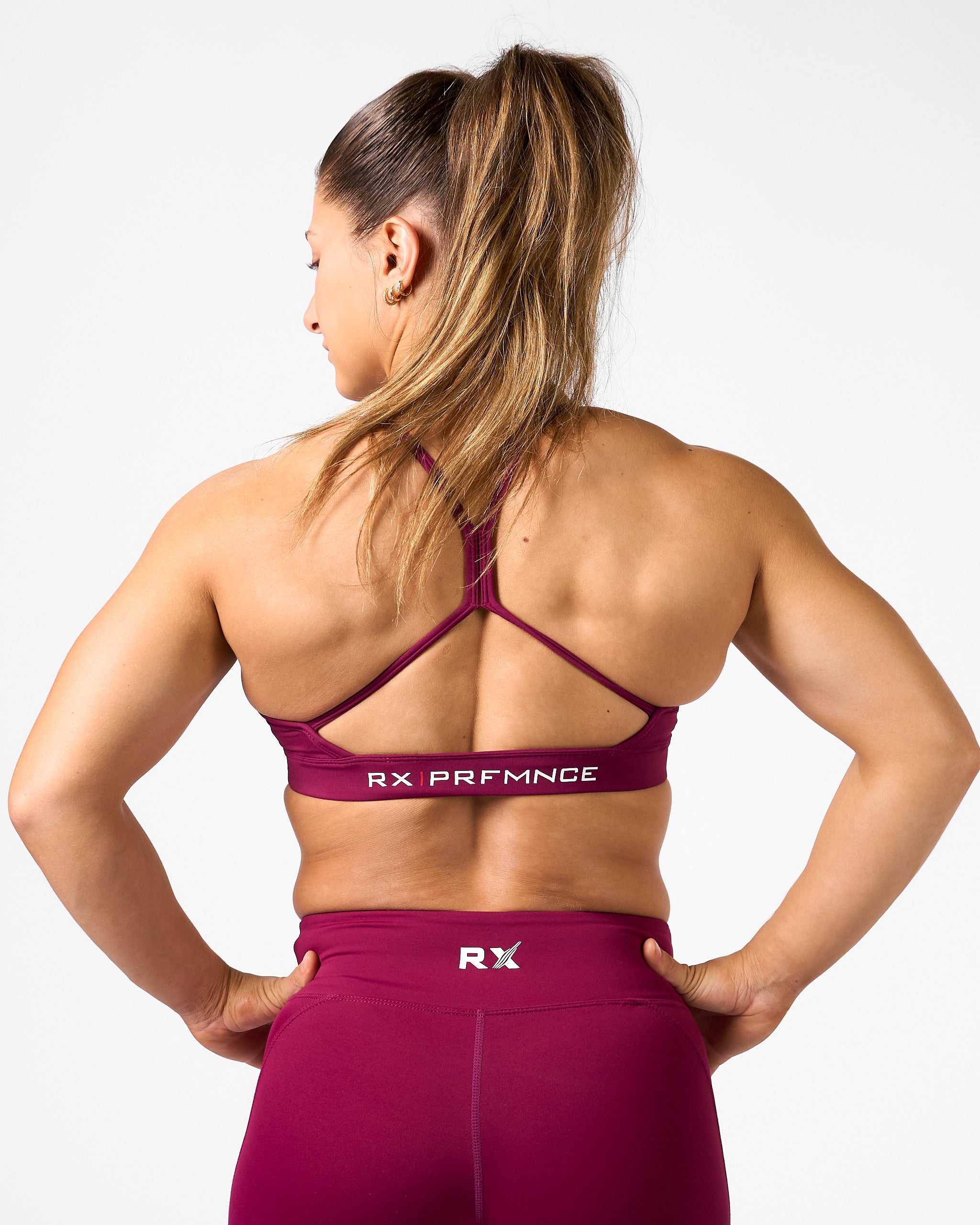 Barbara Sport Bra Raspberry Red-3