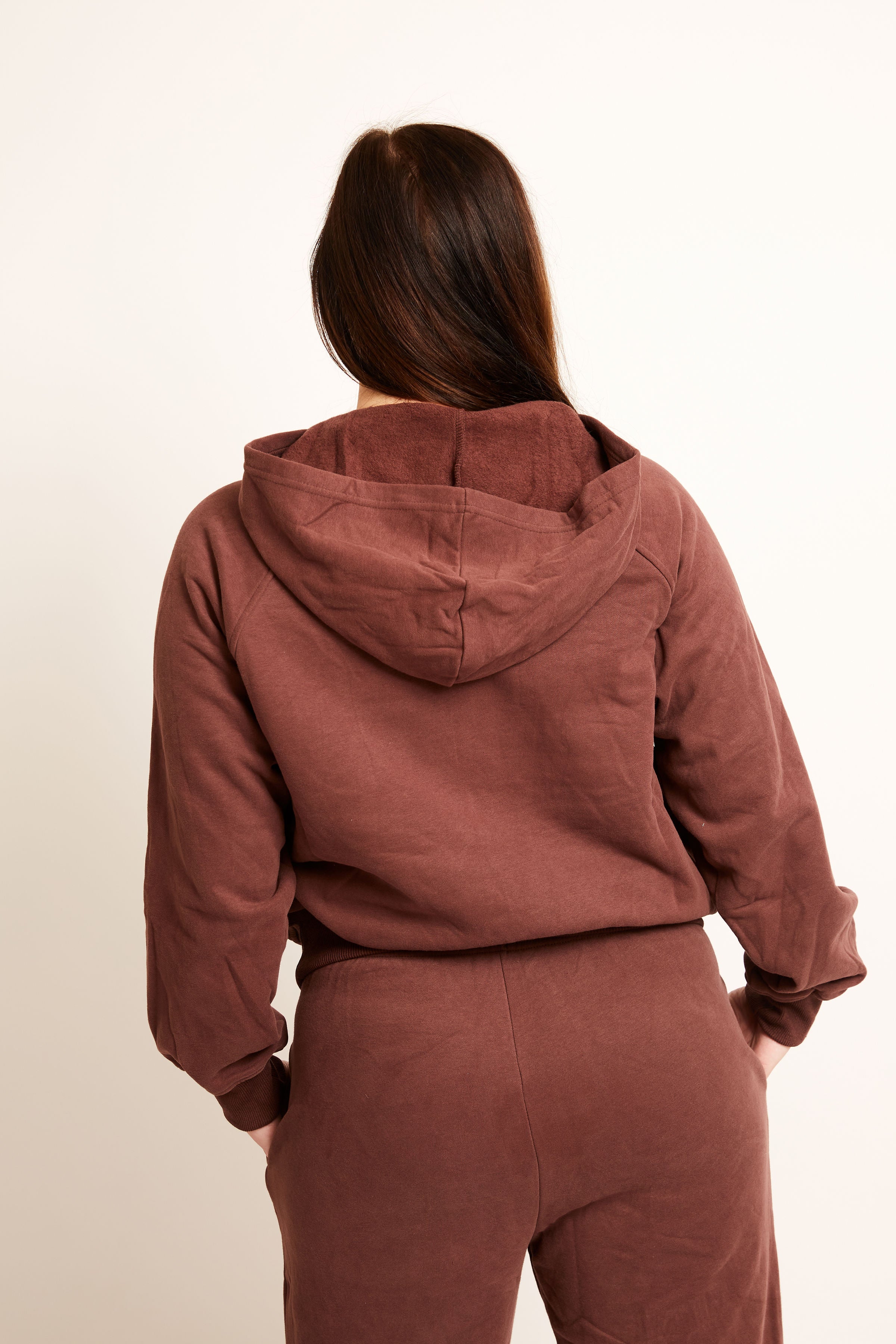 Sudadera con capucha Helen Off-duty Marrón vintage-3