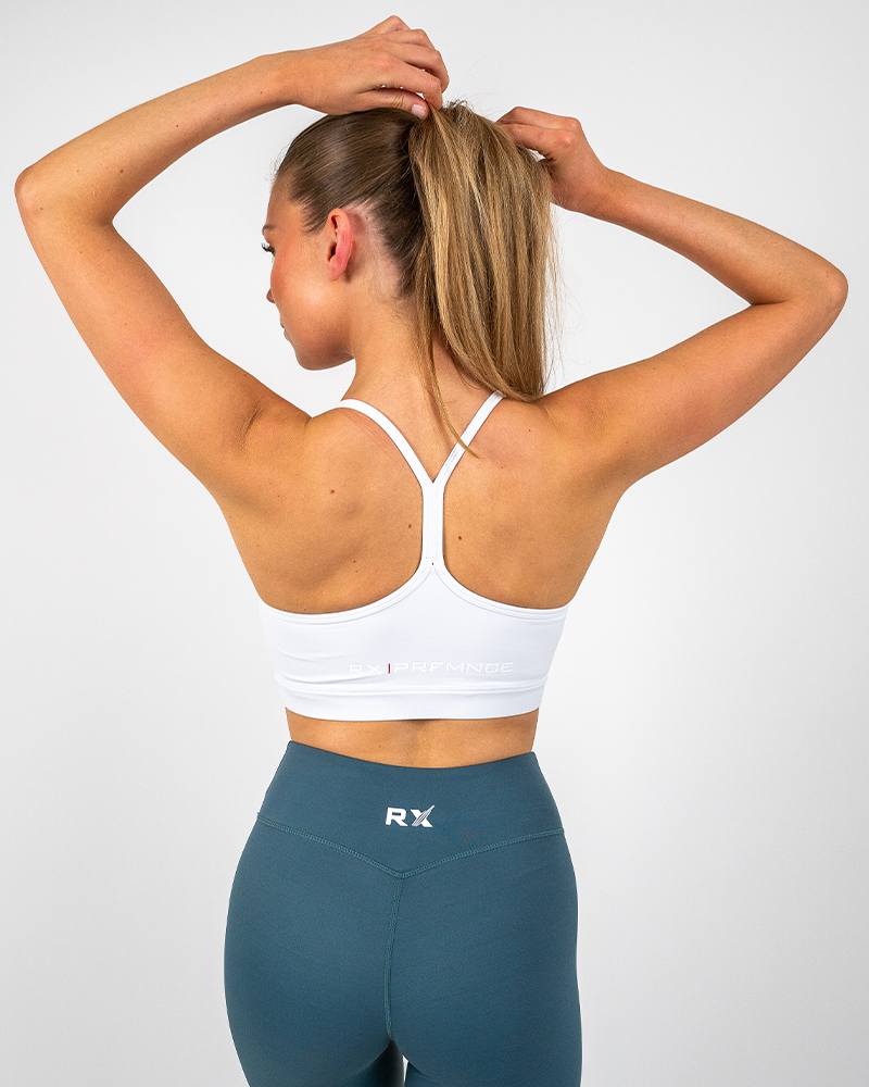 Nancy Sport Bra White