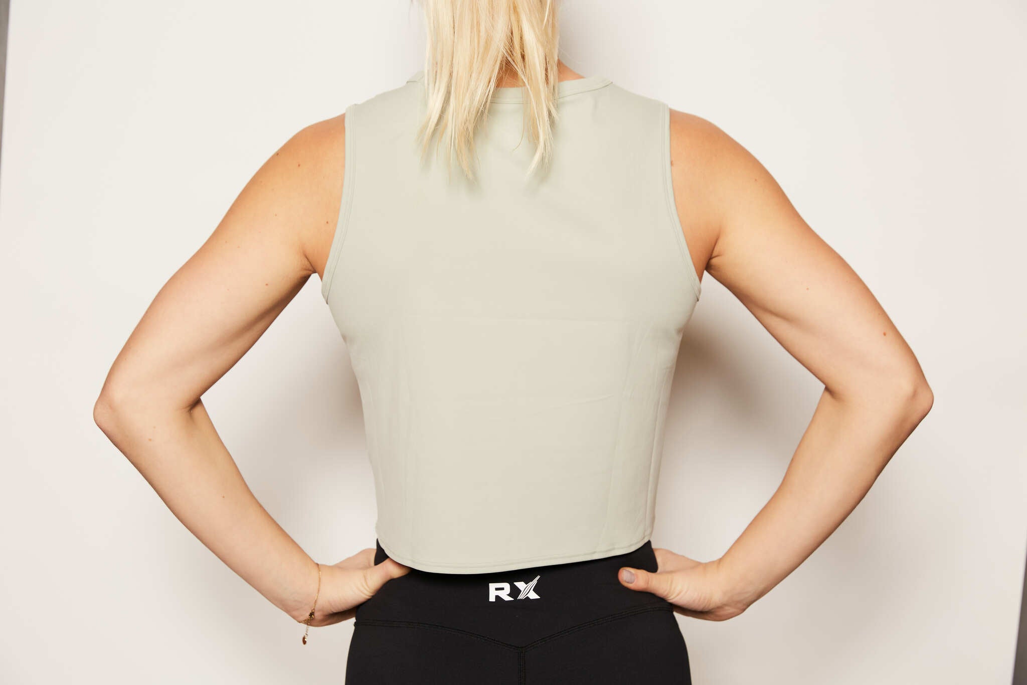 Helen - Loose Tank Top Light Green-3