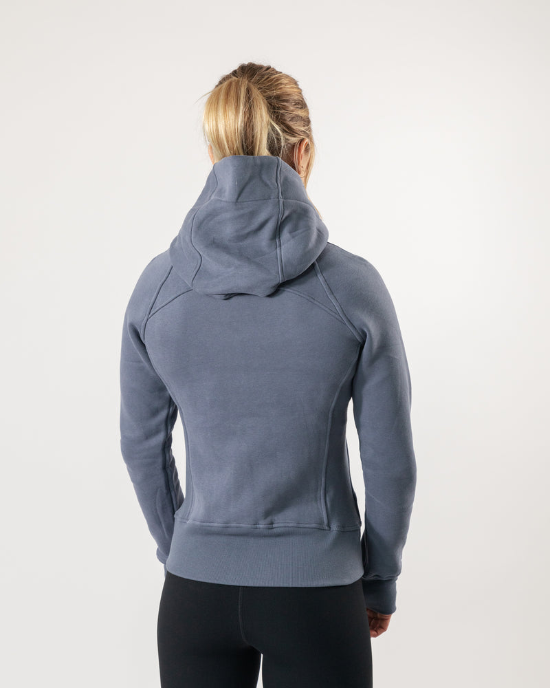 Karen Zip Hoodie Ocean Blue