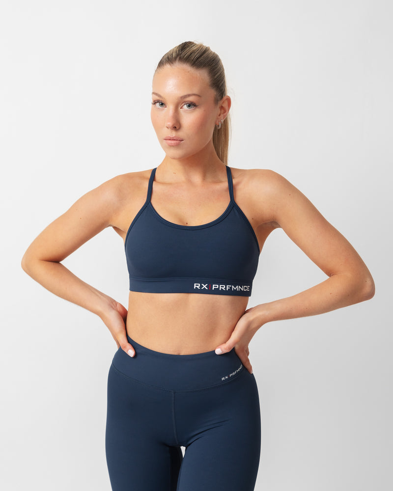 Barbara Sport Bra Navy Blue