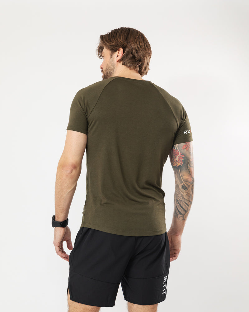 JT T-shirt Khaki Grøn