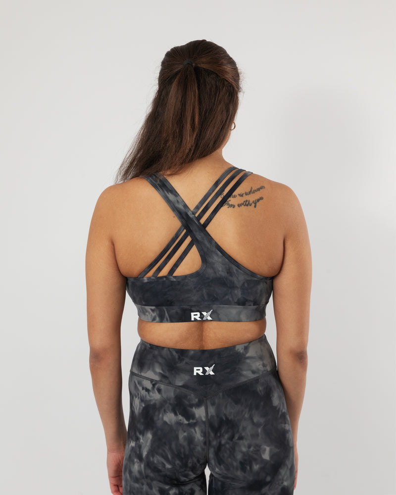 Grace Sport Bra Marble Black