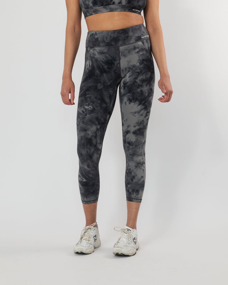 Performance Tights Marble Black 7/8